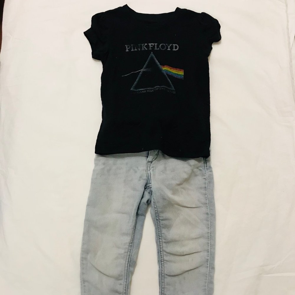 Cool Pink Floyd Outfit for Little Girls